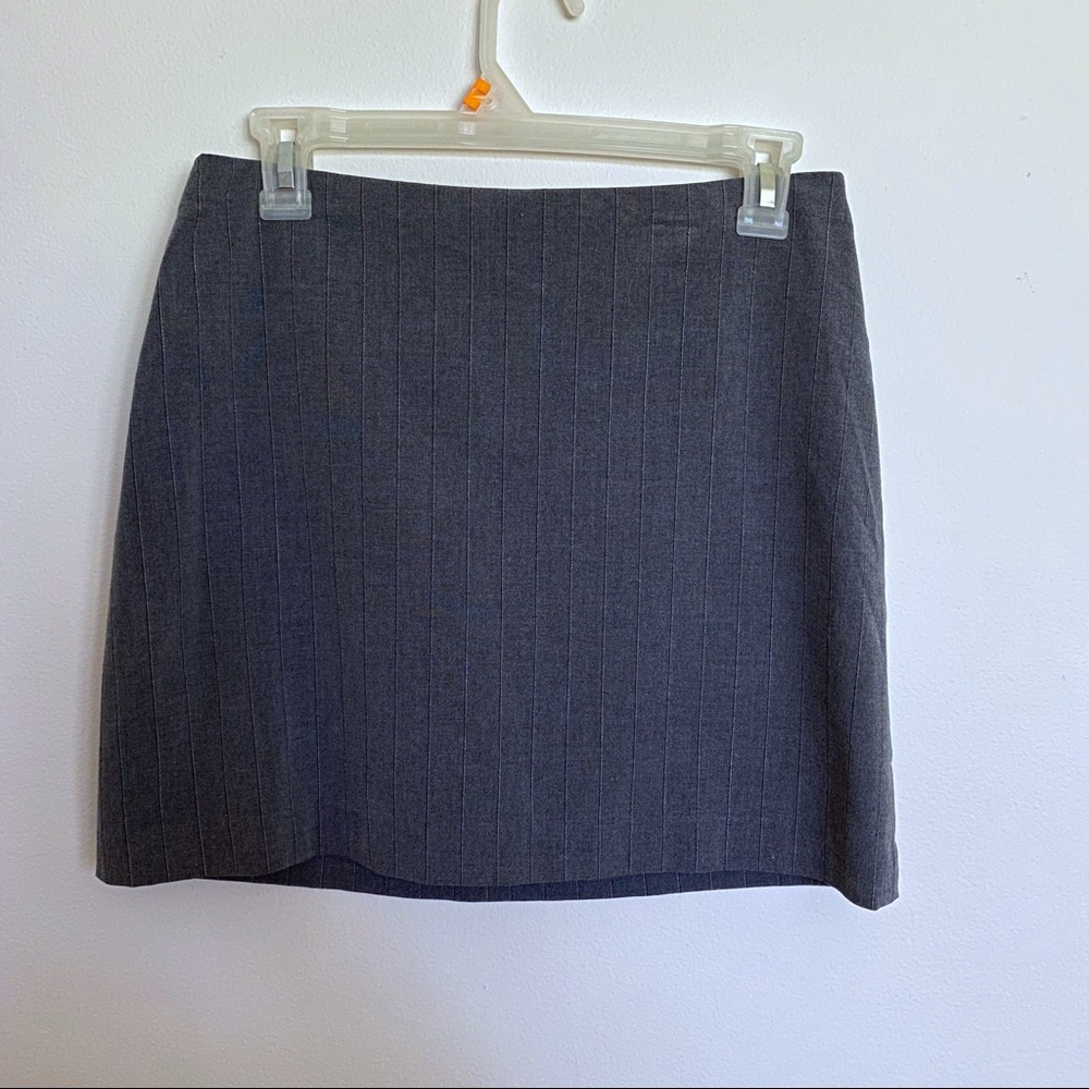 Express Pin Stripe Mini Skirt